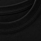 SAMIO Men's Cotton T-Shirt | Black | Regular Fit | 200 GSM