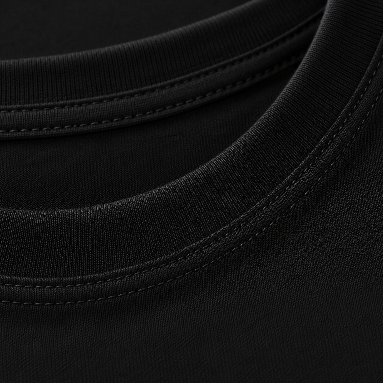 SAMIO Men's Black Cotton T-Shirt | Regular Fit | 200 GSM