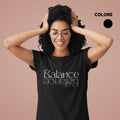 SAMIO Women’s Printed Cotton T-Shirt | Black | Regular Fit | 200 GSM Premium Fabric