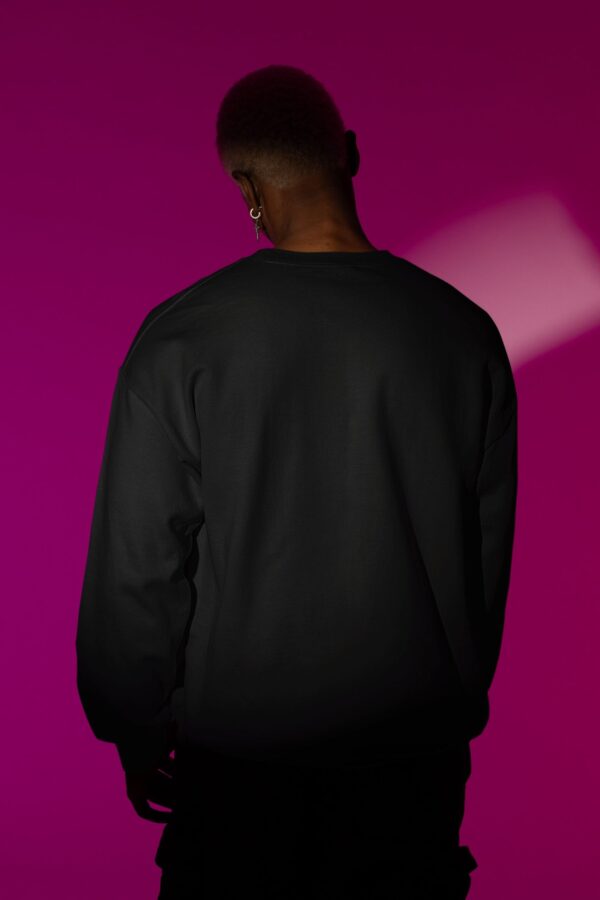 Samio Men Plain Hoodie (Black)