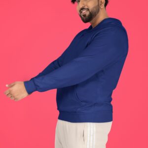 Samio Men Plain Hoodie (Navy Blue)