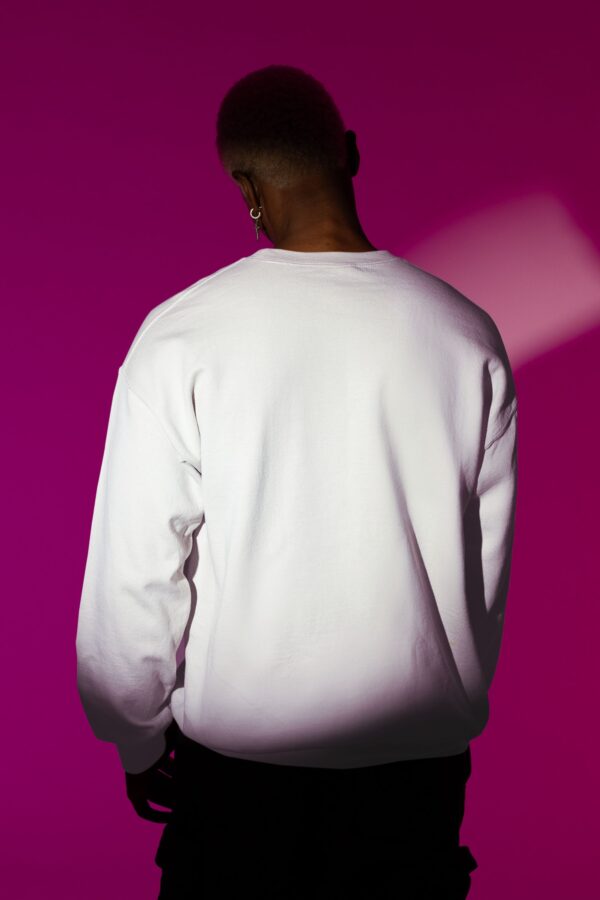 Samio Men Plain Hoodie (White)