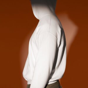 Samio Men Plain Hoodie (White)