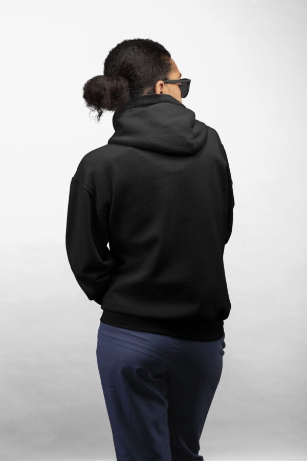Samio Women Plain Hoodie (Black)