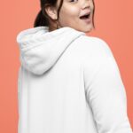 Samio Women Plain Hoodie (White)
