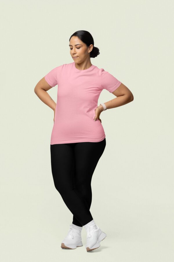 Samio-Women-Tshirt-Plain-Pink-1 Samio Men Plain Tshirt (Light Pink)