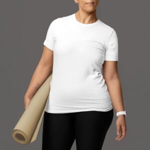 Samio Men Plain Tshirt (White)