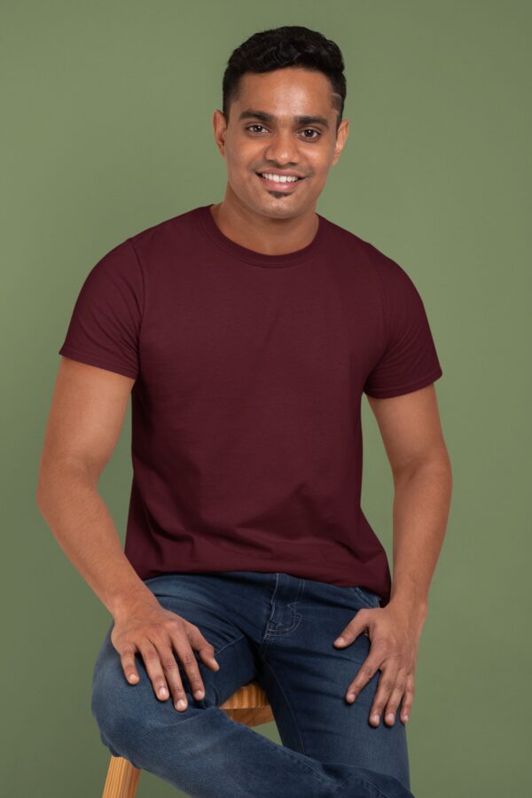 Samio Men Plain Tshirt (White)