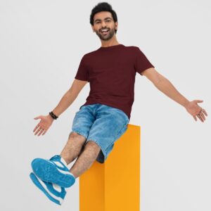 Samio Men Plain Tshirt (White)