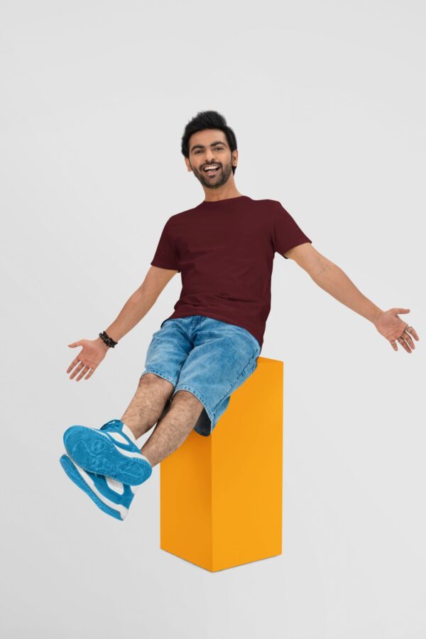 Samio Men Plain Tshirt (White)