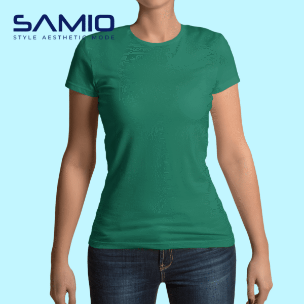 Close-up of premium cotton t-shirt fabric