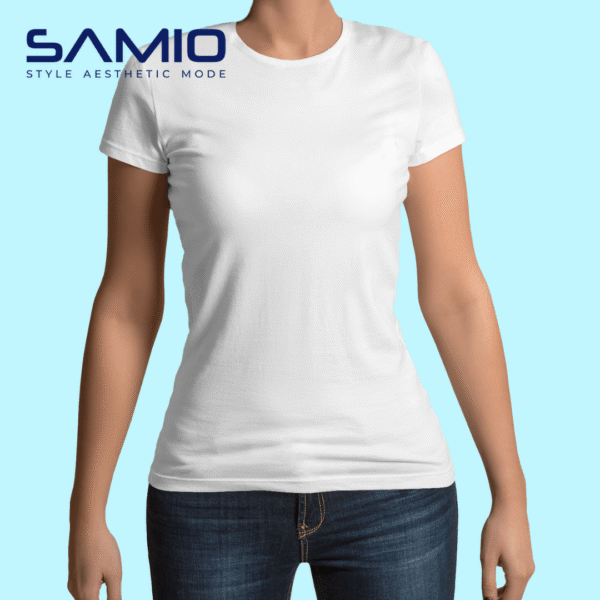 Close-up of premium cotton t-shirt fabric