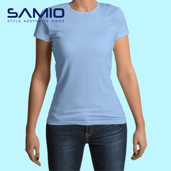 Close-up of premium cotton t-shirt fabric