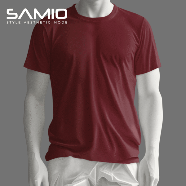 Close-up of premium cotton t-shirt fabric