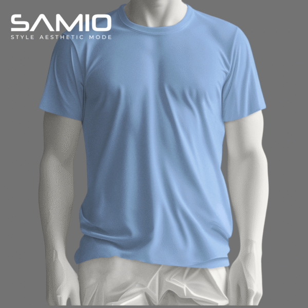 Close-up of premium cotton t-shirt fabric